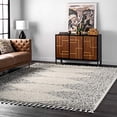 thumbnail image 1 of nuLOOM Bria Moroccan Shag Rug, 4' x 6', Off White, 1 of 10