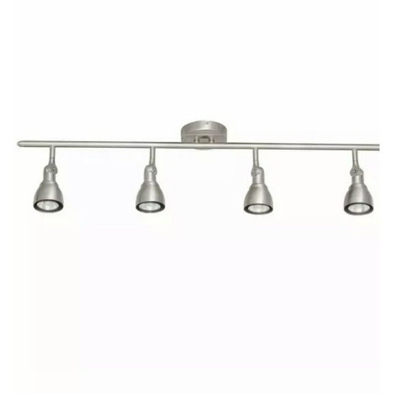 Hampton Bay 34-7/8” 4-Light Brushed Nickel Fixed Track Lighting Kit, Free Ship!