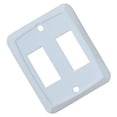 thumbnail image 1 of Placa Frontal Doble Interruptor Blanca Diamond Group P7201C, 1 of 1