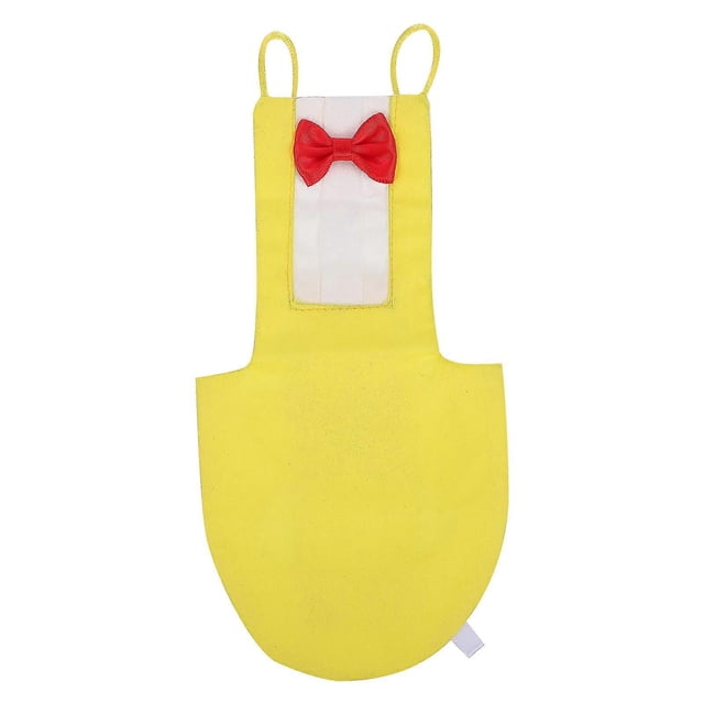 Washable Bird Cotton Diaper Pet Bird Suit Daily Use Practical Clothing Yellow 1Pcs
