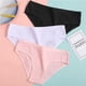 thumbnail image 3 of Bragas De Algodón FINETOO Para Mujer Color Sólido Calzoncillos Sexy M-XLpangjing, 3 of 4