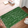 Bathroom Rugs Mat, Math equation green Washable Non Slip Bath Kitchen
