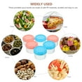 thumbnail image 5 of KAKOWELY salad dressing container 6pcs Salad Dressing Container Small Condiment Container with Lids Sauce Cups1.77"X1.77"X1.38", 5 of 5