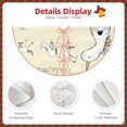 thumbnail image 5 of Kll Unicorn Doing Yoga Christmas Tree Skirt 48",Party Decorations Farmhouse For Christmas Decorations Holiday Party, 5 of 8