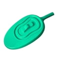 thumbnail image 1 of Bedpan Adult Slipper Bed Pan with Lid for Personal Home Use And Nursing Care Use Green, 1 of 8