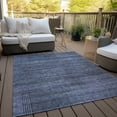 thumbnail image 6 of Addison Rugs Chantille Indoor/Outdoor Transitional Stripes Navy Washable Rectangle Rug, 3' x 5', 6 of 6