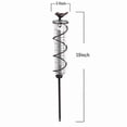 thumbnail image 3 of Capacity Glass Spiral Rain Gauge,Cast Iron Bird Hanging Rain Gauge, 3 of 5