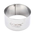 thumbnail image 2 of O'Creme Cake Ring Sturdy Stainless Steel Round Pastry Ring 3-1/16 Inch Diameter x 1-3/4 Inch High, 2 of 2