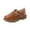 Brown, variant on FYEGRE Girls On Hollow Design Sandals Soft Sole Casual Walking Shoes For Toddlers And Kids Lightweight Comfortable Everyday Wear Brown 5-5.5 Years