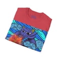 thumbnail image 4 of Dragon of Elements Skate n' Surf wear hand drawn, unisex soft-style t-shirt, 4 of 4