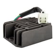 thumbnail image 3 of 2X Universal 4 Wire Full Wave Black Motorcycle Regulator Rectifier 12V DC Bike, 3 of 6
