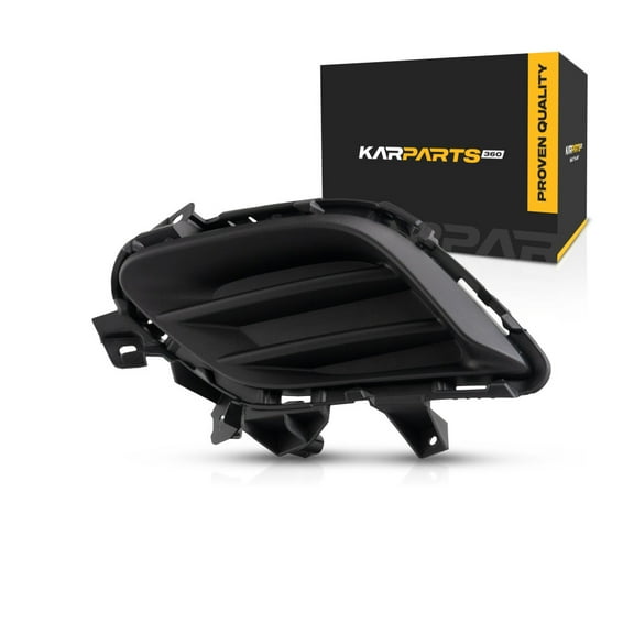 For Mazda 6 2014 2015 2016 2017 Fog Light Cover Driver Side | Front | Textured Black | Replacement For MA1038130 | GHP950C21A, MZ99047CAL