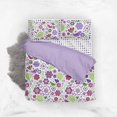 thumbnail image 2 of Bacati Botanical Purple Full Comforter Set, 2 of 3