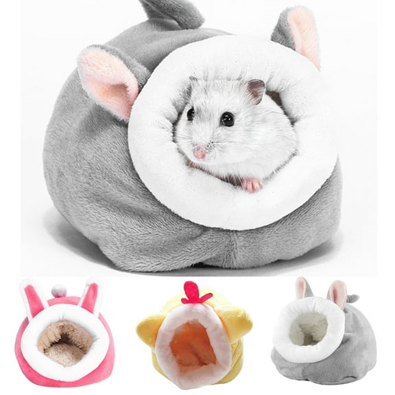 Dengjunhu Hedgehog Snuggle Sack - Rat Hamster House Bed Winter Warm Fleece Small Pet Chinchilla Bed House Cage Nest Hamster Accessories