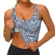 thumbnail image 3 of Fotbe Paisley4 Sujetador Deportivo Largo sin Aros para Mujer con Almohadillas y Soporte Medio, Transpirable y Absorbente, Camiseta Tipo Chaleco o Tank Top-Medium, 3 of 8