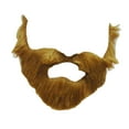 thumbnail image 2 of Accesorios de disfraz de barba falsa, bigote adulto, simulación de barba de franela realista Marrón Yuyangstore barba falsa, 2 of 8