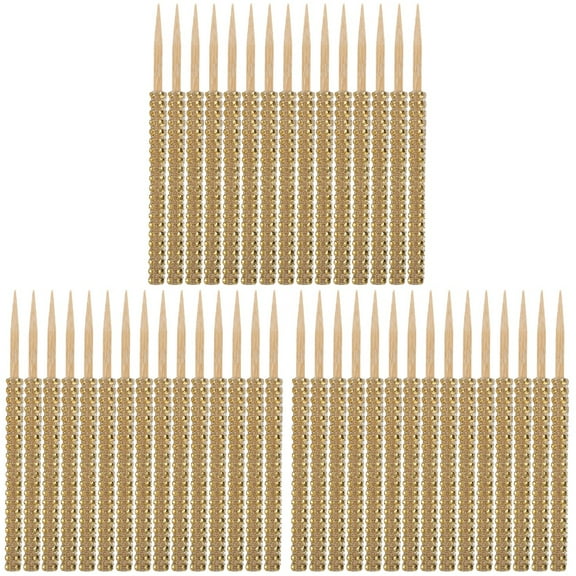 Langeriy 96 Pcs Decorative Apples Sticks Multi-function Lollipop Sticks Delicate Cake Sticks