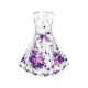 thumbnail image 3 of Vestido de Niña de Flores Guantes Blancos para Fiesta de Té Vestido de Princesa 4-5 Años, 3 of 6