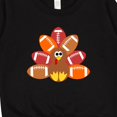 thumbnail image 3 of Inktastic Thanksgiving Cute Football Turkey Toddler Sweatshirt, 3 of 4