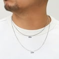 thumbnail image 3 of Nuragold 10K Real White Gold Solid Cuban Curb Link Chain Necklace 16"-30" (2mm-7mm) Italian Jewelry for Men & Women, 3 of 21
