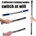 thumbnail image 4 of Blue 3-in-1 Multifunctional Cordless Battle Rope — Featuring Spring-Resisted Training, Arm Strength & Flexibility Rods, and a Flexi-Bar — Ideal for Full-Body Workouts, Fat Burning, and Body Sculpting, 4 of 6