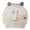 Beige, variant on Winter Knit Pet Hat with Rabbit Ears, Windproof Warm Head Cover for Medium Large Dogs, for Christmas and Outdoor Warmth