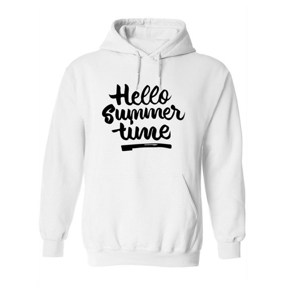 Hello Summer Time Hoodie Women -Image by Shutterstock, Female Medium