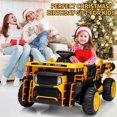 thumbnail image 6 of 24V Ride on Dump Truck for Kids 2 Seater Electric Cars with Remote Control, Dump Bed, Shovel, Music, LED, Wheel Shock Absorption, Ride On Construction Vehicle, 6 of 6