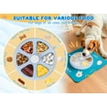 thumbnail image 2 of Dog Nail Scratch Pad with Treat Box-Rotatable Portable Dog Scratch Filing Pad for Nails-Pet Scratch Board for Indoor/Outdoor Training Treat Feeder Dispenser, Blue, 2 of 7