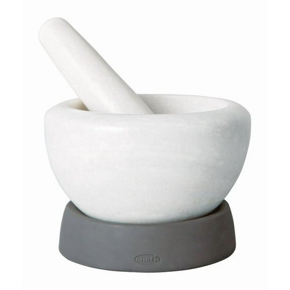 Chef'n White/Gray Silicone Mortar and Pestle