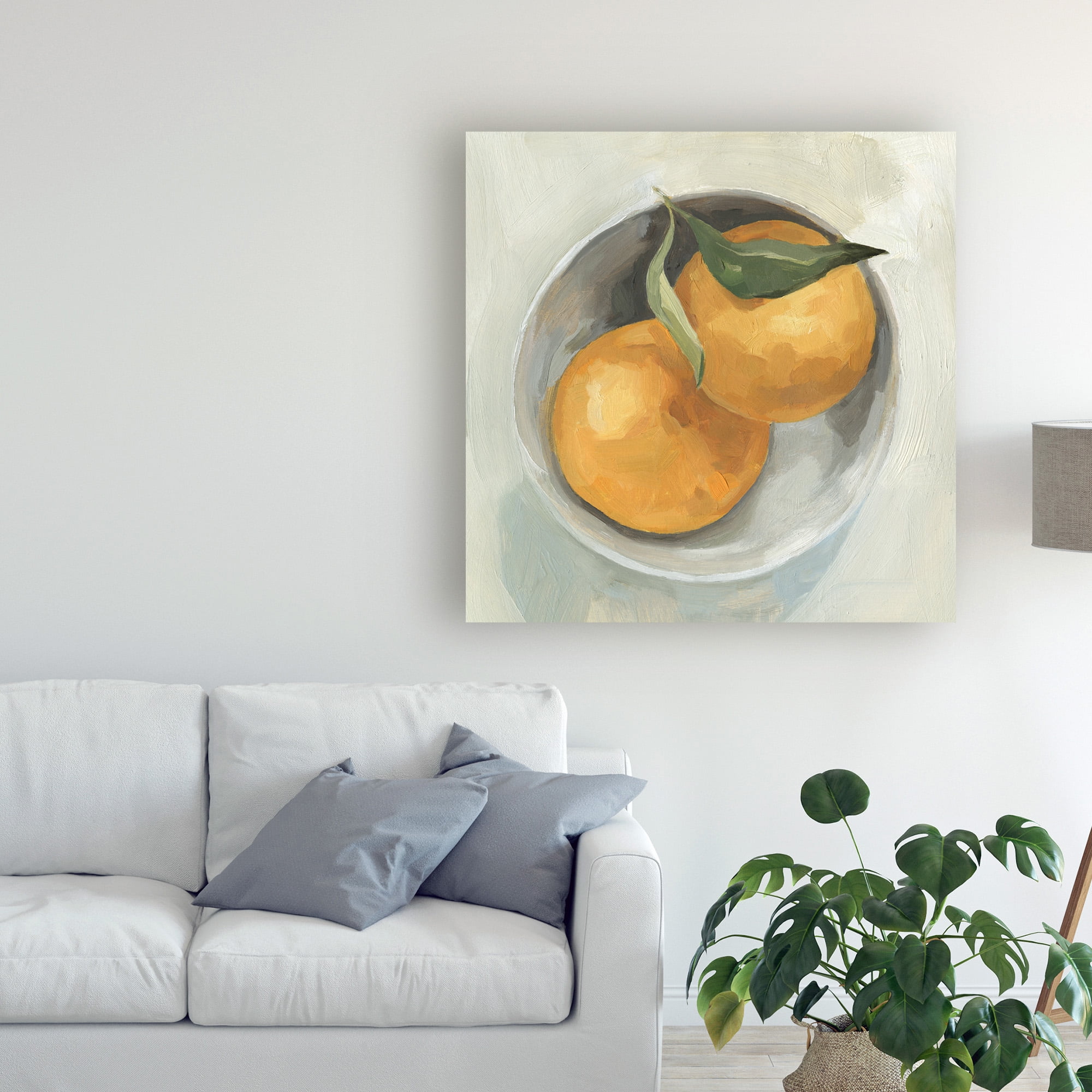 Trademark Fine Art 'Fruit Bowl II' Canvas Art by Emma Scarvey