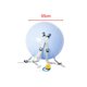 thumbnail image 2 of Pelota auxiliar de salto mortal, pelota para hacer ejercicio, entrenamiento portátil, niños y adultos, pelota de Yoga de entrenamiento elástica Azul, 2 of 7