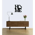 thumbnail image 2 of Iconic Home with Heart Graphic Laser Cut Solid Steel Decorative Home Accent Wall Sign Hanging, 2 of 3