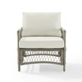 thumbnail image 5 of Thatcher Outdoor Wicker Armchair Creme/Driftwood, 5 of 12
