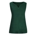 thumbnail image 5 of Workout Tank Tops for Women Sleeveless V Neck Tee Shirts Solid Color Summer Casual Basic Shirts Blouse Tank Tops, 5 of 7