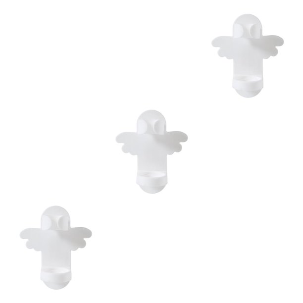 Soporte para cepillos de eléctrico Toystoory Tipo insecto Blanco 12*10,5*5 cm