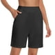 thumbnail image 2 of WILLBEST Pantalones Capri Casuales para Mujer, de Verano, Elásticos, Hasta La Rodilla, para Entrenamiento, Yoga, Informales, con Cintura Elástica, con Bolsillos, 149 Extra Grande, 2 of 5