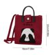 thumbnail image 3 of Cute Pandas Tote Bag For Women Casual Daily Shoulder Bag With Soft Rubber Handles Versatile Companions Gift For Shopping Travel Work, 3 of 6