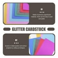 thumbnail image 4 of KONTONTY 40Pcs Glitter Origami Paper Assorted Color DIY Projects Handcraft Enthusiasts, 4 of 7