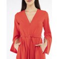 thumbnail image 2 of Vestido midi manga larga abierta AMAD Casual para mujer Talla S, 2 of 5