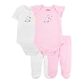 thumbnail image 1 of Conjunto Baby Creysi One For You Para Bebé 6 Meses 4 pzs Color Rosa, 1 of 4