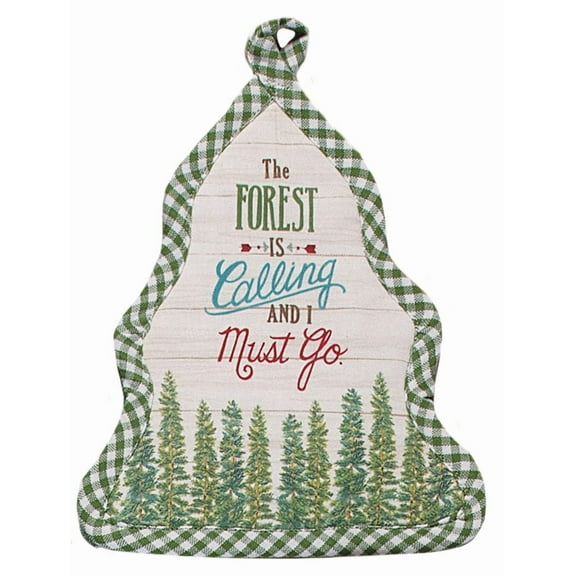 Kay Dee Designs Scenic Route Shaped potholder, Green
