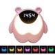 thumbnail image 2 of Lámpara nocturna con forma de oso adorable, reloj despertador con función de repetición, música relajante y sensor de movimiento. Ideal para habitaciones infantiles, decoración y regalos en, 2 of 7