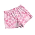thumbnail image 4 of LWavelet Women's Heart Print Shorts Drawstring Waist Casual Summer Lounge Shorts Pink S, 4 of 4