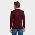 thumbnail image 5 of Gildan Men DryBlend 50/50 Long Sleeve T-Shirt, Moisture-Wicking Crew Neck Tee, Maroon, L, 5 of 5