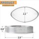 thumbnail image 1 of Paquete de 27 Anillos de Tarta de Acero Inoxidable, Anillo de Mousse de Pastel Perforado Resistente Al Moldes de Mousse de Pastel Cortador de CíRculo Anillo de Pastel, 1 of 4