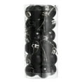 thumbnail image 1 of 24Pcs 1.1" Bolas de Navidad Adornos Conjunto de Bolas Colgantes para Árbol de Navidad Decoración Navideña (Negro), 1 of 7