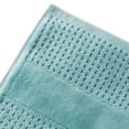 thumbnail image 5 of Hotel Style Turkish Cotton Bath Towel Collection Textured Teal Bath Towel, 5 of 7