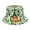 Light Green1, variant on Unisex Colorful Printed Reversible Boater Hat UV Protection Stylish European American Design Ideal For Festivals Parties And Outdoor Sun Use Green3 One Size