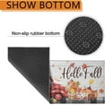 thumbnail image 5 of Fall Kitchen Mats for Floor Set of 2,Hello Fall Floor Mat Pumpkin Kitchen Mat Anti-Slip Rubber, Autumn Thanksgiving Day Comfort Standing Decorative Rugs and Mat 17'' X 47'' + 17”x30“, 5 of 7